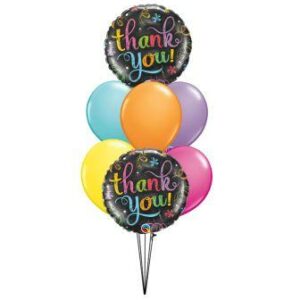 Thank You Chalkboard Balloon Bouquet