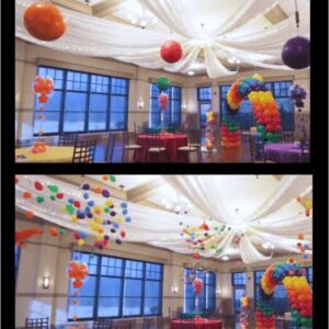 Giant Exploding Balloons with Mini Balloons Inside (Remote Control Activated)